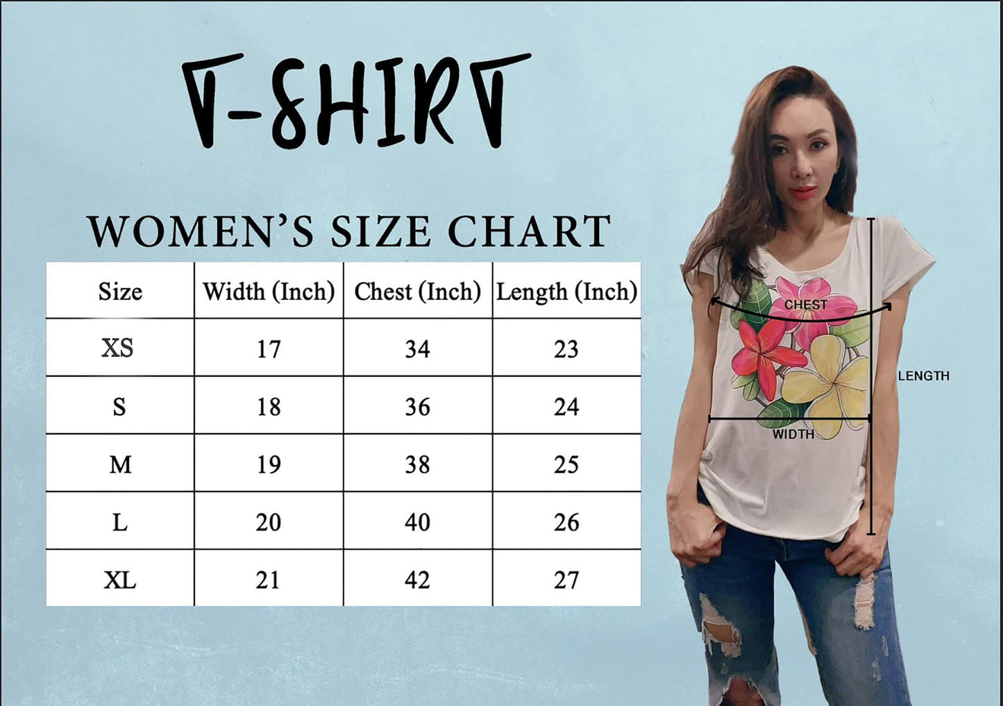 Sunne Tropical Women Top Tee White Loose Fit T-Shirt - Super Soft Light Weight Polyester Spandex - Hawaiian Hibiscus Chaba