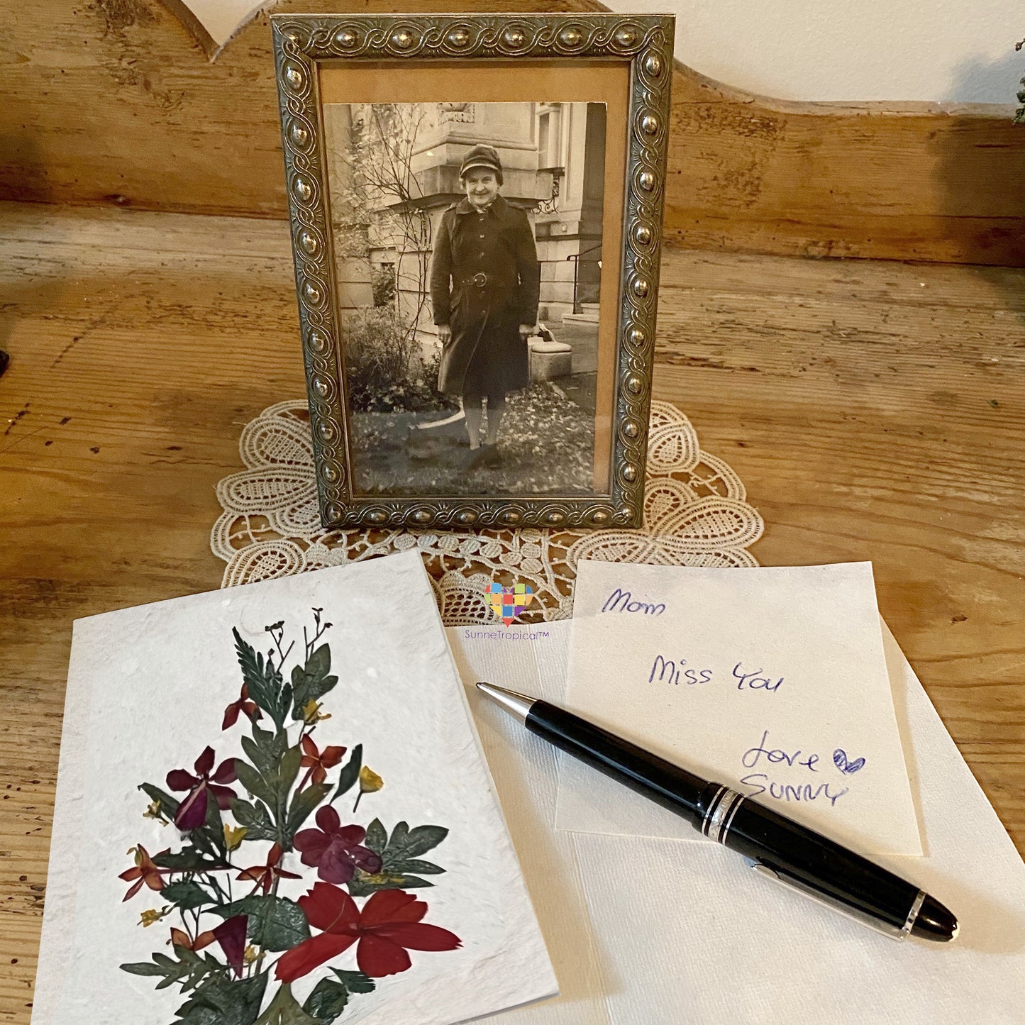 Handmade Mulberry Paper Greeting Card  5x7 Inch Random Pack (12 Surprise Cards)