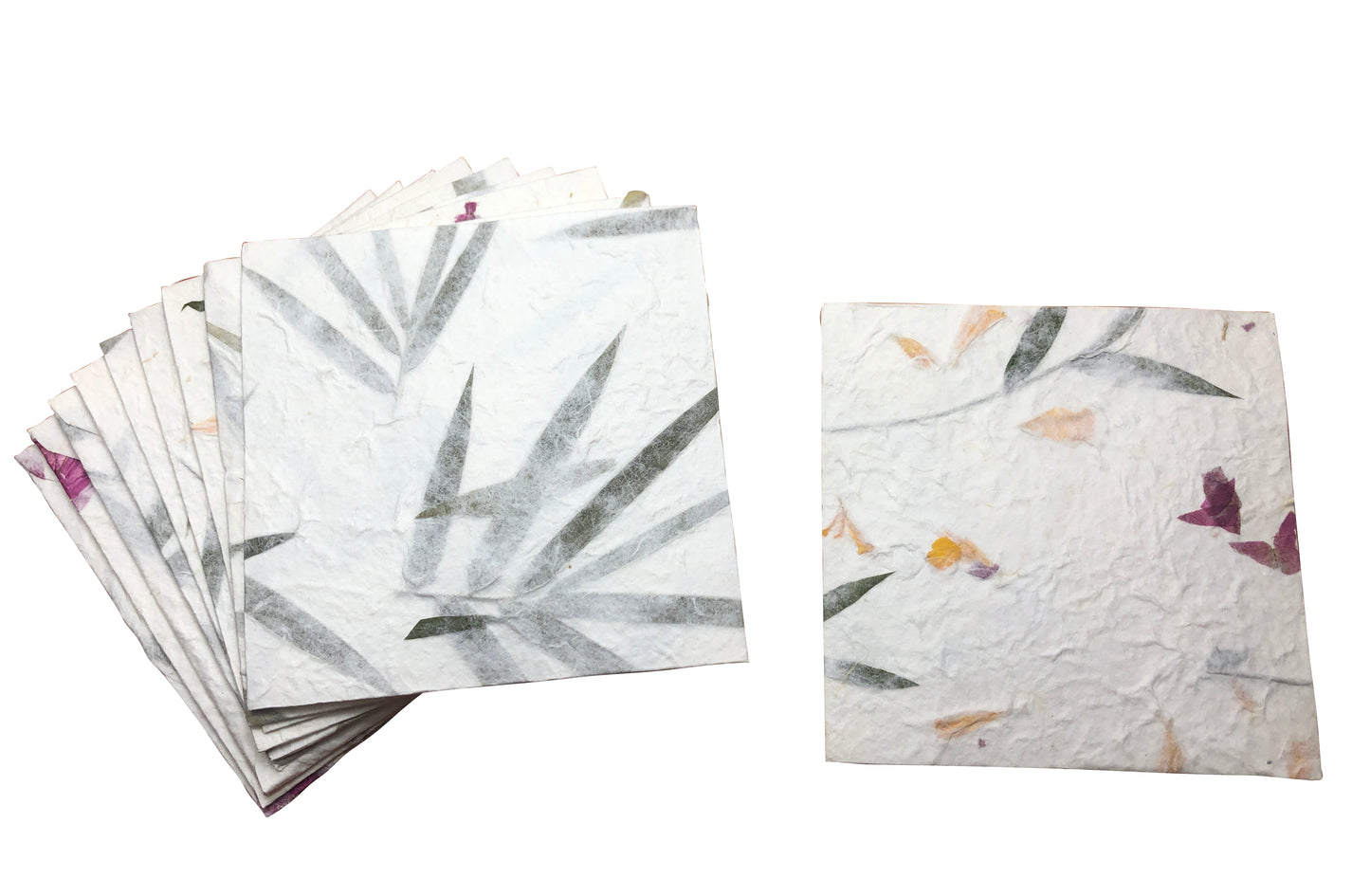 10 Envelope Per Pack Mulberry Paper Pressed Flower Inclusion Paper Handmade Envelope 15 x 15 CM - SIZE 5.90 INCH