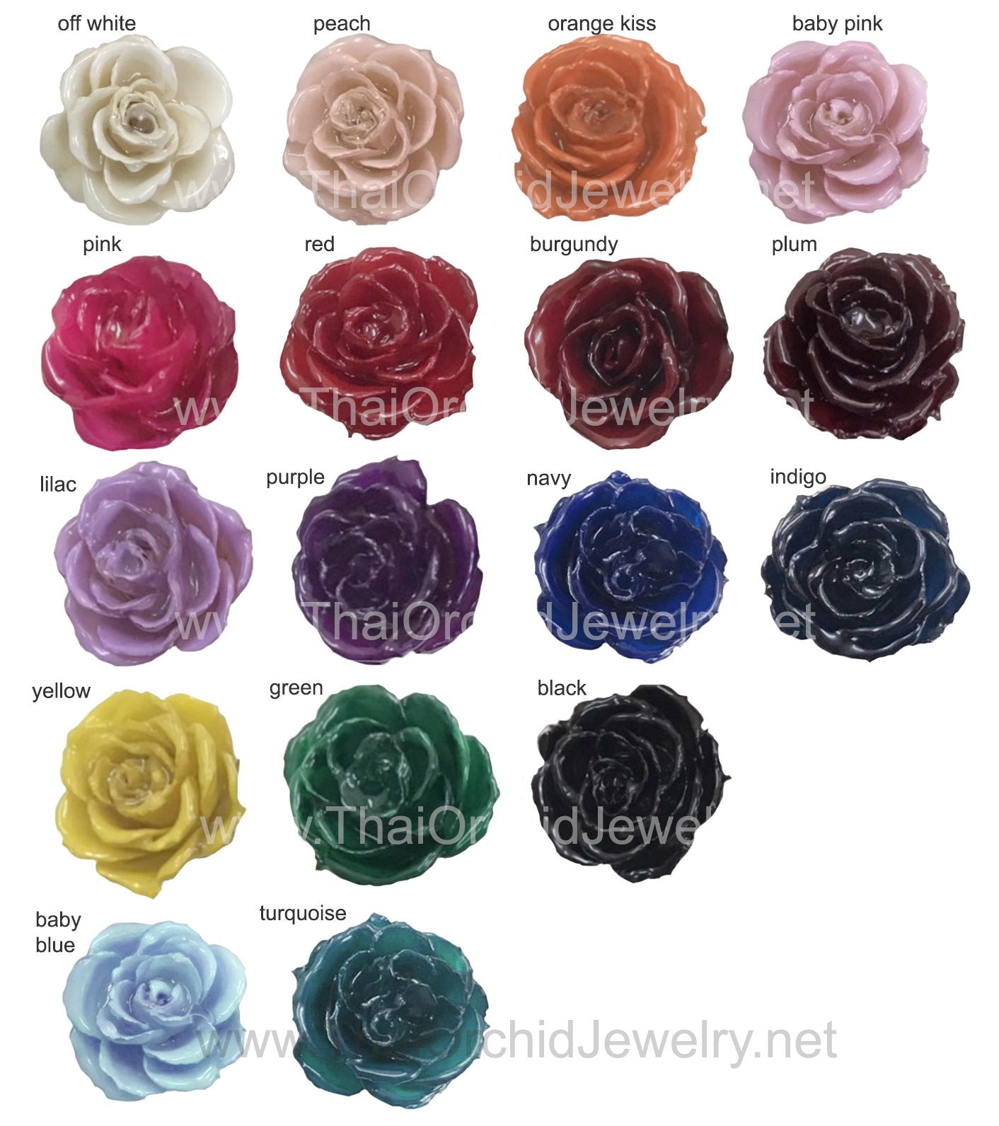 Mini Rose Mini 1.5-2.25 inch Pendant Necklace 18 inch Gold Plated 24K (Purple Lilac)